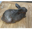 Vintage Japanese Bronze Rabbit Sculpture 73888