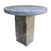 Limited Edition Belgian Blue Stone and Basalt Side Table 39137