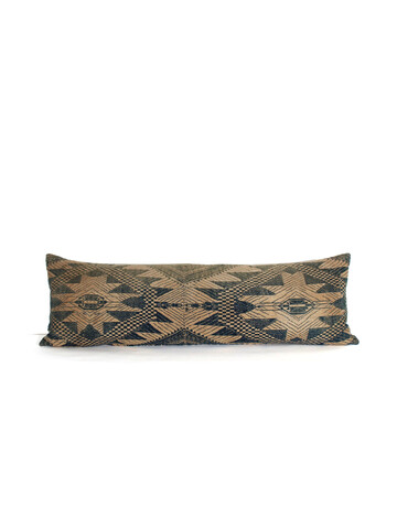 Central Asia Vintage Textile Lumbar Pillow 46802