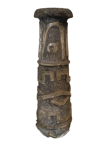 Mid Century French Stone Modernist Vase 35339
