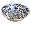 19th Century Blue and White Spanish Lebrillo Bowl 76572