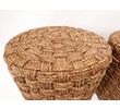 Pair of Vintage French Rope Ottomans 48705