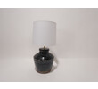 Vintage Central Asia Black Pottery Lamp 66928