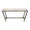 Limited Edition Brass and Oak Console 37679
