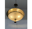 Limited Edition Antique Italian Alabaster and Modern Bronze Chandelier 77915