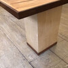Inlaid Top Pedestal Table with Oak Base 61405