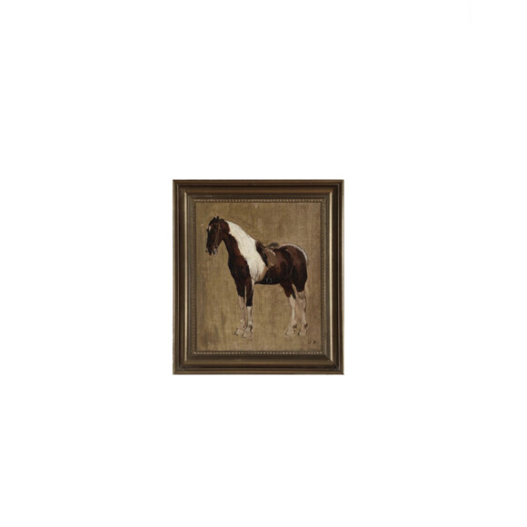 19th Century Danish Oil Painting of a Horse 72677