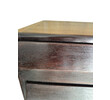 Limited Edition Solid Walnut Commode with Bronze Drawer 78893