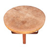 Lucca Studio Christopher Round Leather Coffee Table 39875
