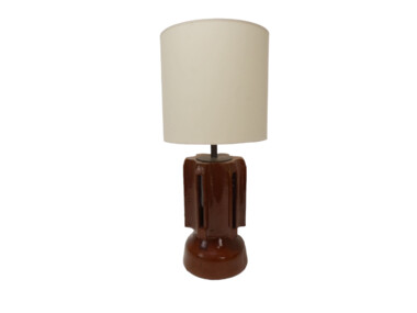 Large Scale French Ceramic Element Lamp, 45858