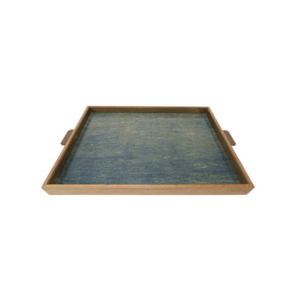 Limited Edition Oak Tray With Vintage Marbleized Paper 65160