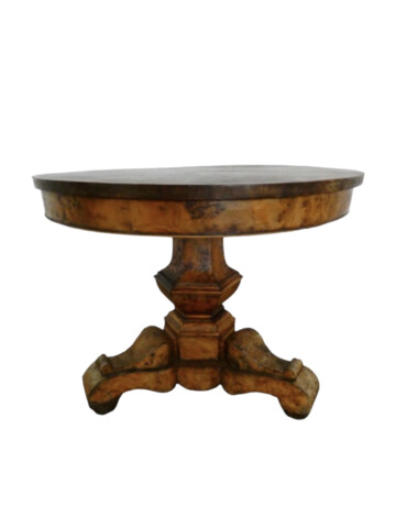 19th Century Leather Top Table 64078