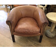 Pair of Vintage English Leather Club Chairs 62053
