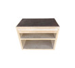 Lucca Studio Paola Night Stand - Leather Top and base 39258