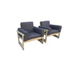 Pair of Limited Edition Oak Arm Chairs 37941