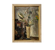 Vintage Swedish Still Life Painting of Flowers in Vase 77566