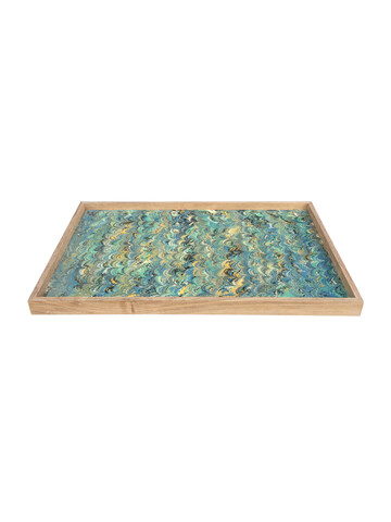 Limited Edition Vintage Italian Marbleized Paper Tray 46305