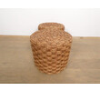 Pair of Vintage French Rope Ottomans 48893