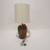 French 19th Century Wood Element Lamp 66927