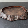 Antique Japanese Burlwood Walnut Tray 70709