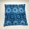 Antique Japanese Indigo Floral Textile Pillow 59472