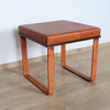 Lucca Studio Vaughn (stool) of saddle leather top and base 66072