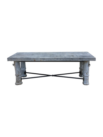 Exceptional 19th Century French Bluestone Top Table 41054