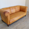 Mid Century Danish Leather Sofa 44159