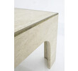 Willy Rizzo Travertine Coffee Table 15733