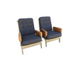 Pair of Lucca Studio Hudson Arm Chairs 42386