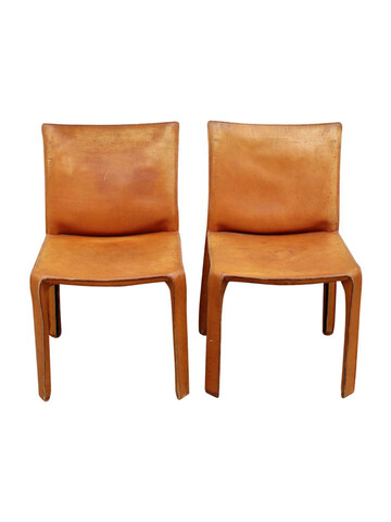 Pair of Vintage Bellini for Cassina  Side Chairs 46561