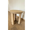 Lucca Studio Miles Oak and Bronze Side Table 75574