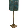 French Bronze and Resin Shade Floor Lamp 44426