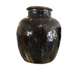 Large Black Glazed Ceramic Vessel from Central Asia 34657