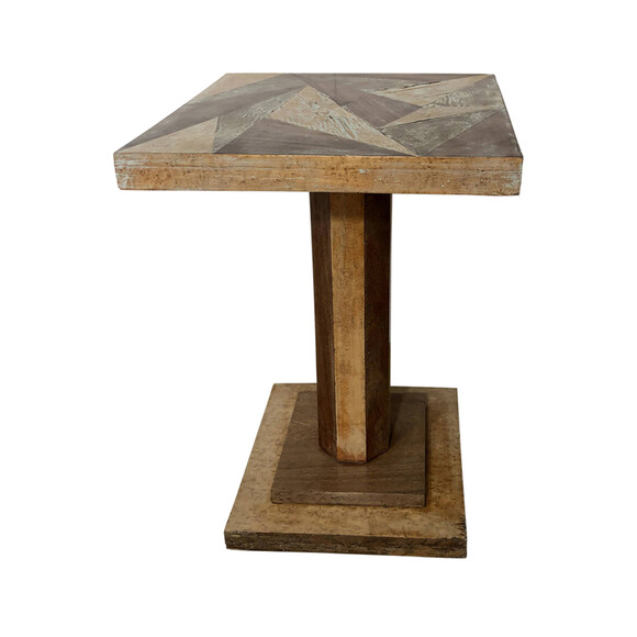 Unique French Inlaid Side Table 36688
