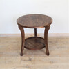 Lucca Studio Eloise Walnut Round Side Table 43854