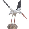 Mid Century French Cement Stork 35709