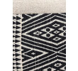 Limited Edition Tribal Black and Natural Embroidery Pillow 34209