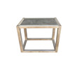Limited Edition Walnut and Cement Side Table 30732