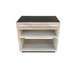 Lucca Studio Paola Night Stand - Leather Top and base 41106