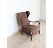 Single Mid Century Danish Wingback Arm Chair 42949