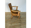 French Deco Leather Chair 36630