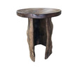 Limited Edition Sculptural Wood Side Table 40430
