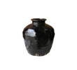 Large Black Glazed Ceramic Vessel from Central Asia 66855