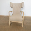 Pair of Danish Wing Back Oak Arm Chairs 45256