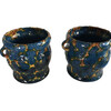 Pair Danish Ceramic Vessels w/ Handles 29751
