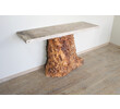 Limited Edition French Burlwood and Concrete Top Console 42974