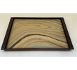 Limited Edition Walnut Tray with Vintage Italian Marbleized Paper 76103