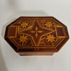 American 19th Century Inlaid Hardwood Box 72348