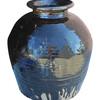Large Black Glazed Ceramic Vessel From Central Asia 67229